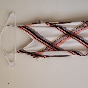 BRAND NEW: Abstract Pattern, White Dress